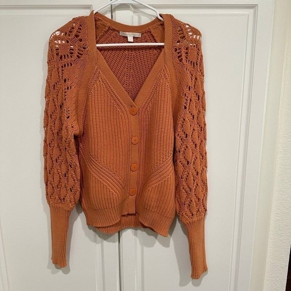 Jonathan Simkhai Adeline Cardigan Cashew Size XS - Picture 6 of 12